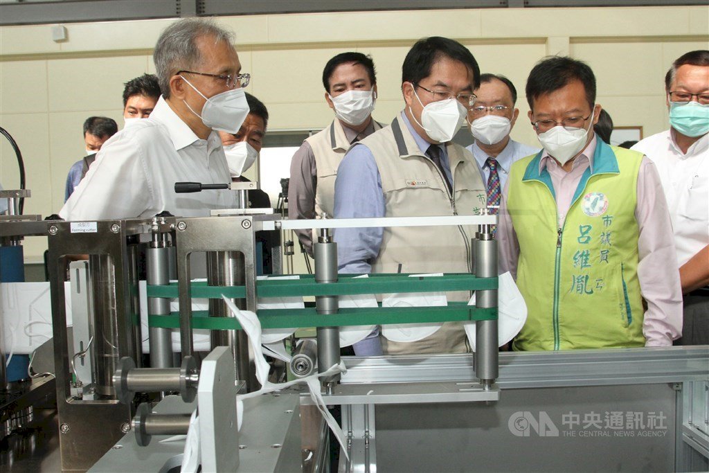 Taiwanisches Unternehmen spendet Tschechischer Republik Gesichtsmasken-Produktionssystem