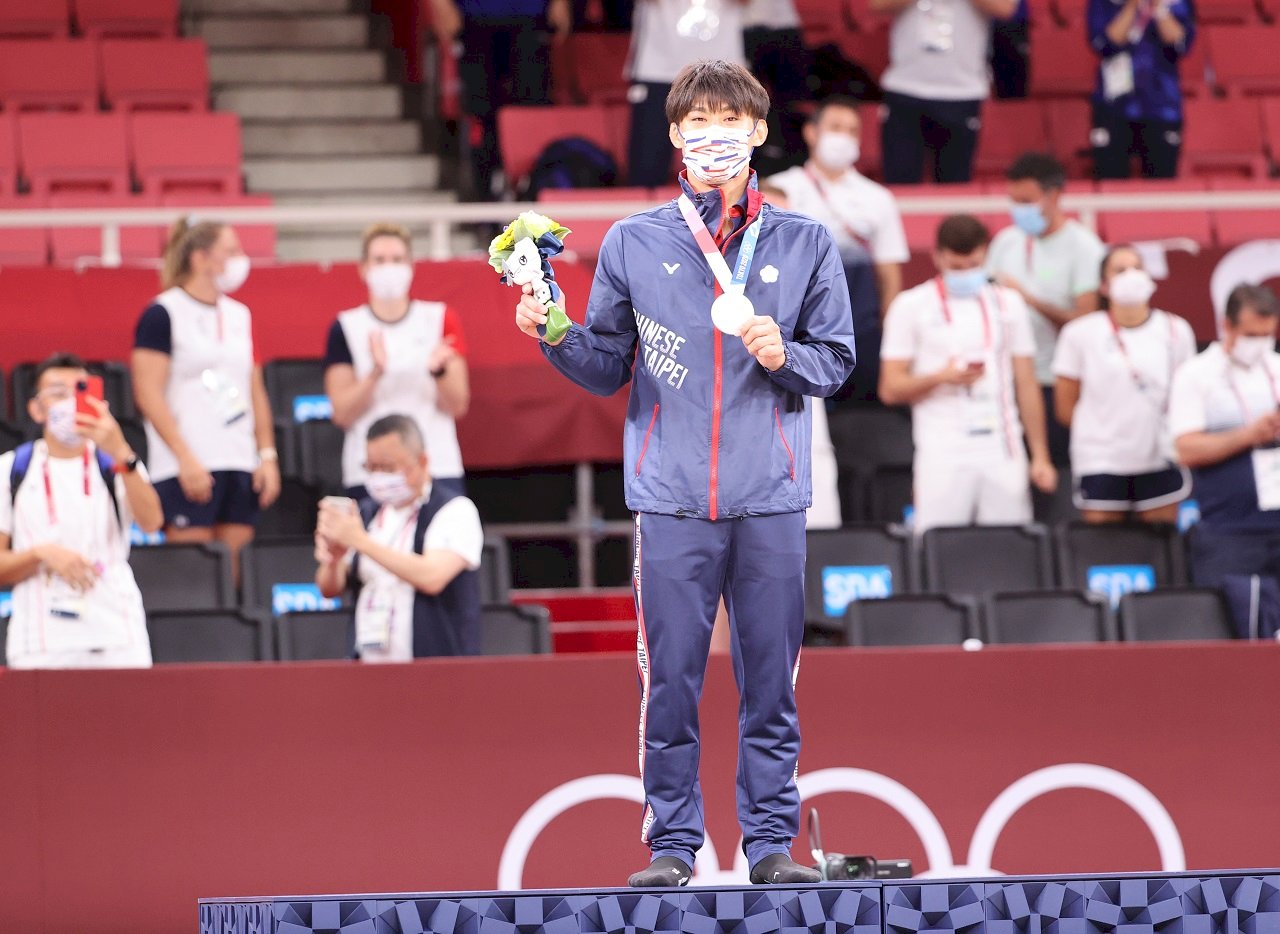 Erste Medaille für Taiwan bei den Olympischen Spielen: Yang Yung-wei hat im Judo der Männer bis 60 Kilo die Silbermedaille erhalten - die erste Medaille für Taiwan bei den Olympischen Spielen in Tokio (Foto: Sportbehörde)