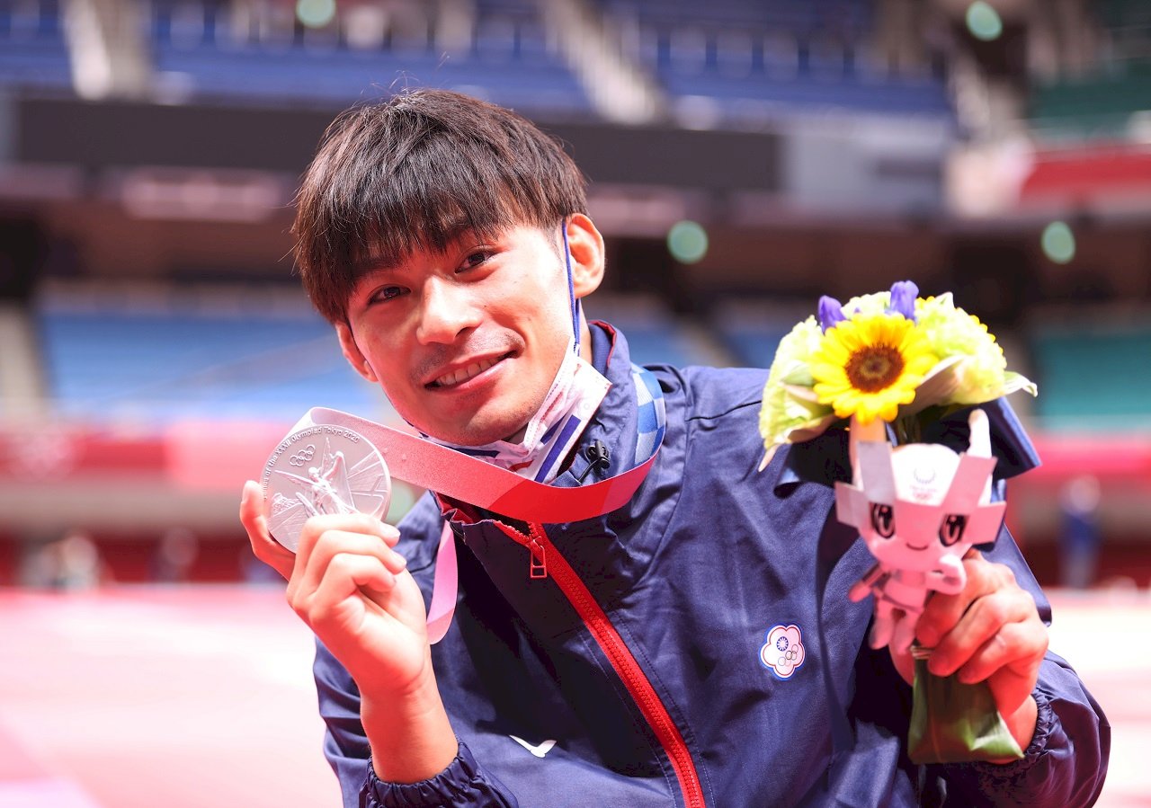 Erste Medaille für Taiwan bei den Olympischen Spielen: Yang Yung-wei hat im Judo der Männer bis 60 Kilo die Silbermedaille erhalten - die erste Medaille für Taiwan bei den Olympischen Spielen in Tokio (Foto: Sportbehörde)
