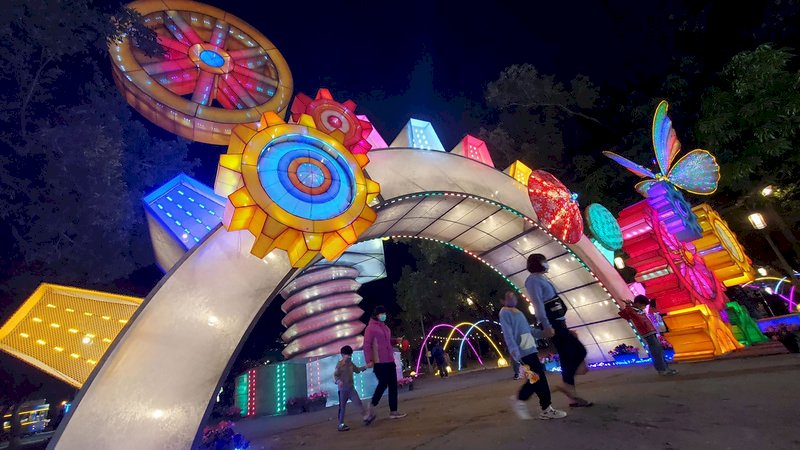 Taiwan Laternenfest 2022 in Kaohsiung (Foto: CNA)