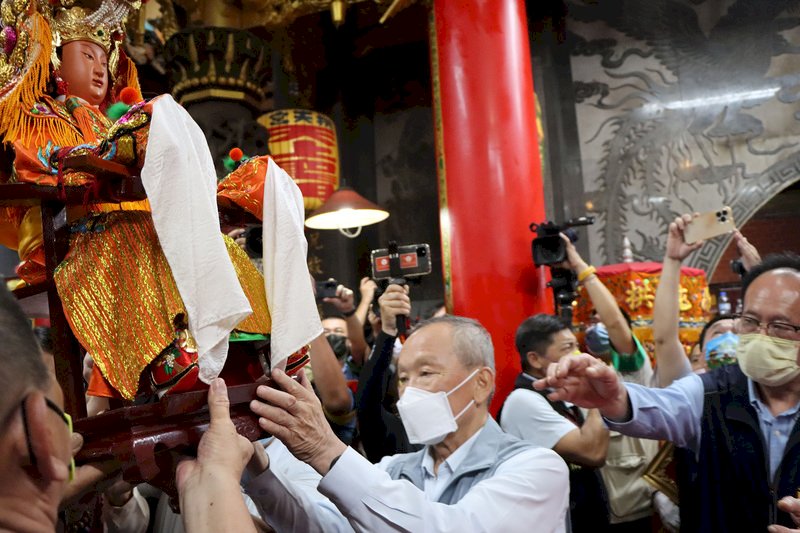 Die Statue der Göttin Mazu des Gongtian-Tempels kehrt am 27. Mai in ihren Heimattempel zurück (Foto: CNA)