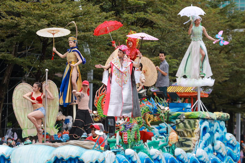 Zum offiziellen Auftakt des 'Taiwan Laternenfestes 2023' in Taipei fand am Nachmittag ein Umzug statt. (Foto: CNA) Zum offiziellen Auftakt des 'Taiwan Laternenfestes 2023' in Taipei fand am Nachmittag ein Umzug statt. (Foto: CNA)
