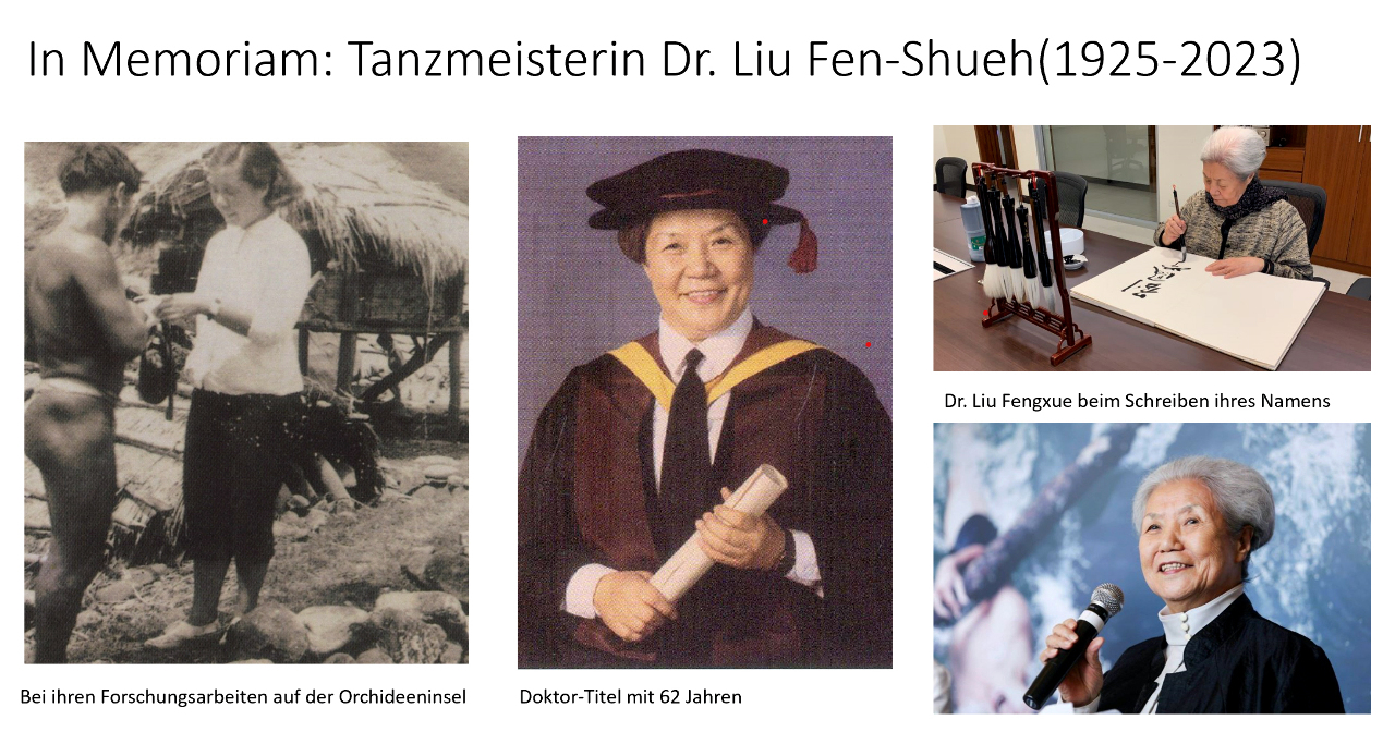 Tanzmeisterin Dr. Liu Feng-Shueh