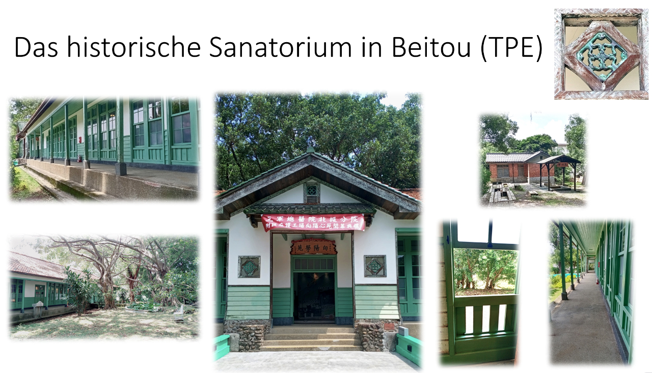Das historische Sanatorium für psychisch kranke Personen in Beitou