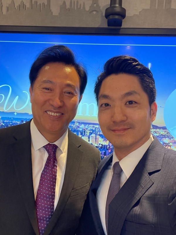 Bürgermeister von Taipei besucht Bürgermeister von Seoul