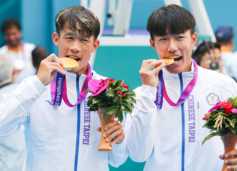 Asienspiele: Tennisspieler-Duo sichert Taiwans fünfte Goldmedaille in Hangzhou