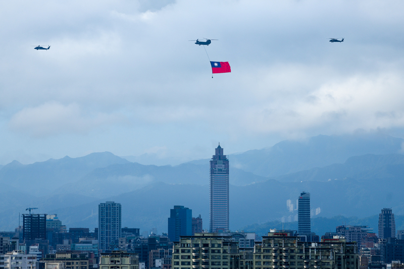 Luftwaffenübung zur Vorbereitung auf den Nationalfeiertag in Taiwan