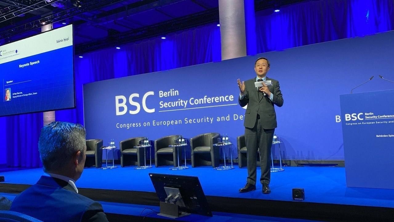 Taiwans stellvertretender Außenminister spricht auf Berliner Sicherheitskonferenz