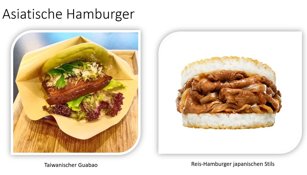 Asiatische Hamburger-Variationen