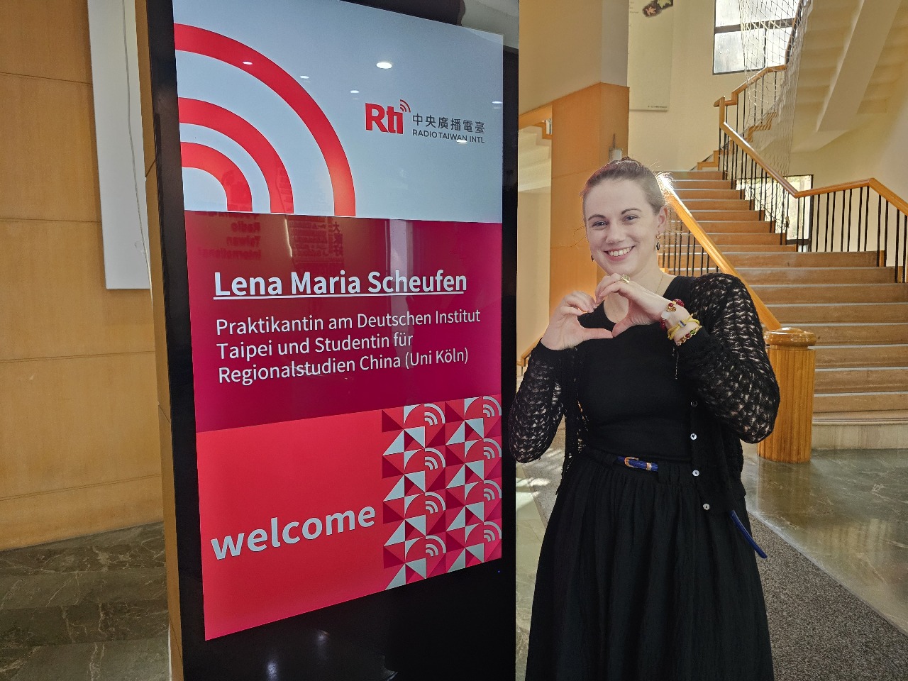 Lena Maria Scheufen: Praktikum beim Deutschen Institut Taipei (Deutschland-Vertretung in Taiwan)